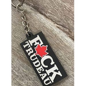F*ck Trudeau Keychain - Small Fringe Minority - Canada